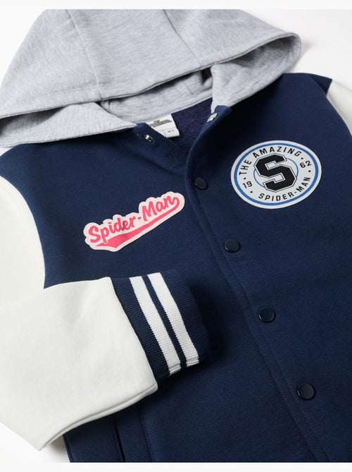 Blouson bomber en coton peigné à capuche spider-man - Kiabi Blouson bomber en coton peigné à capuche spider-man - Kiabi