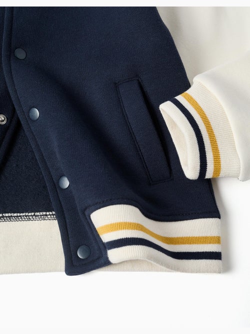 Blouson bomber en coton peigné avec imprimé - Kiabi Blouson bomber en coton peigné avec imprimé - Kiabi