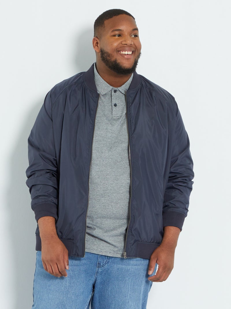 Blouson bomber léger Bleu marine - Kiabi
