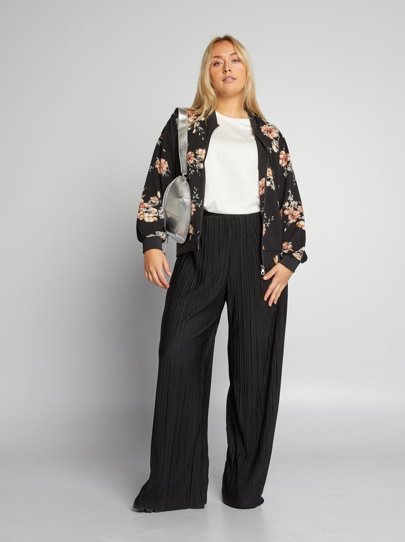 Blouson bomber léger Noir - Kiabi