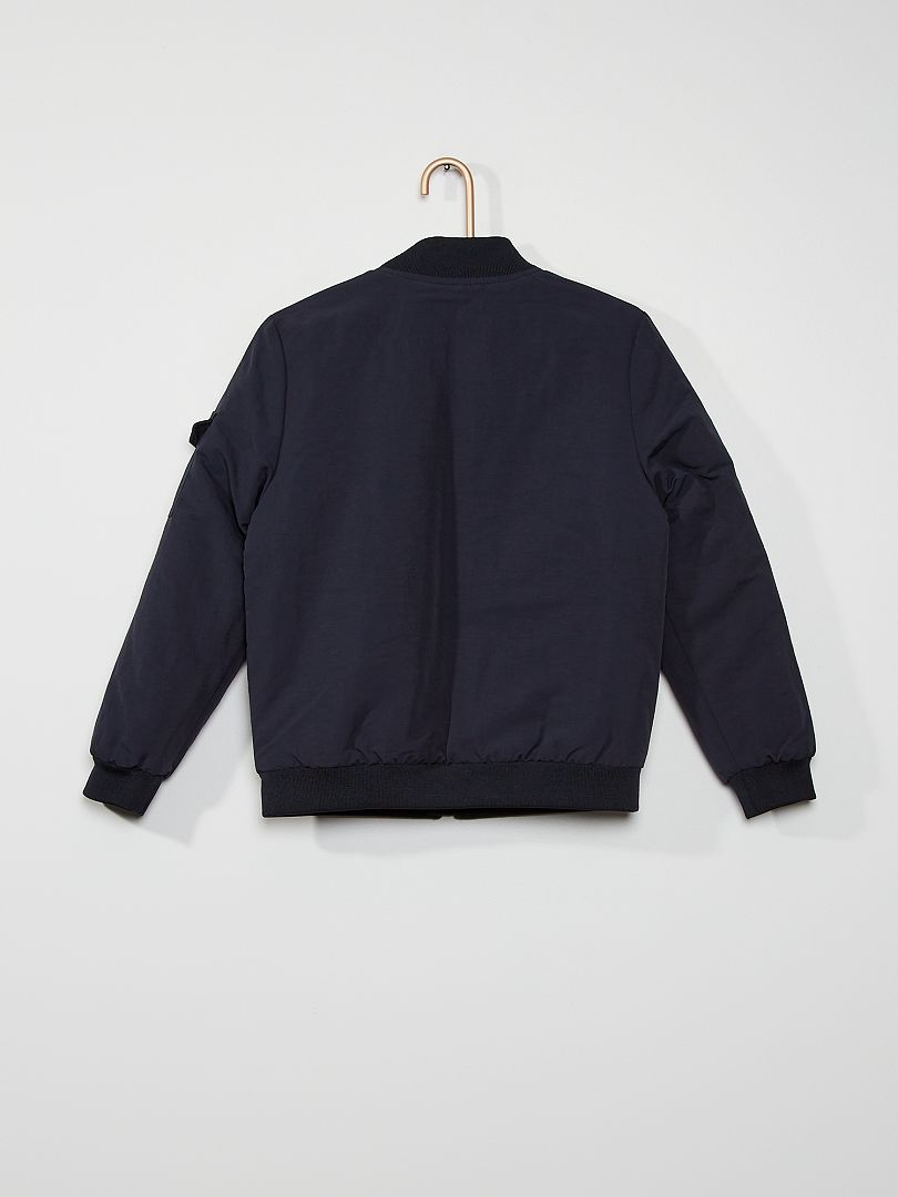 Blouson Bombers Kiabi Garçon Noir 14 Ans XS - Neuf Avec étiquettes