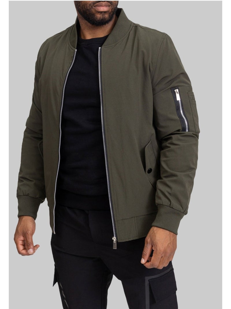 Blouson Bombers Kebello Vert - Kiabi