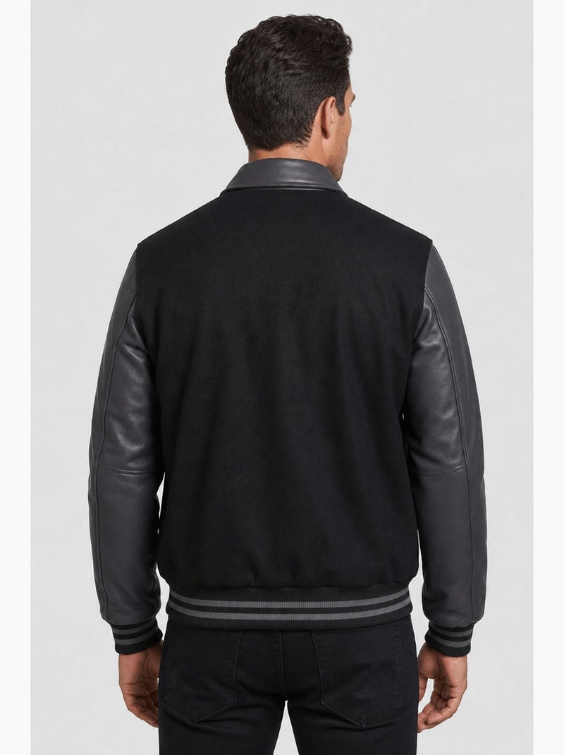 Blouson boston league  redskins Noir - Kiabi