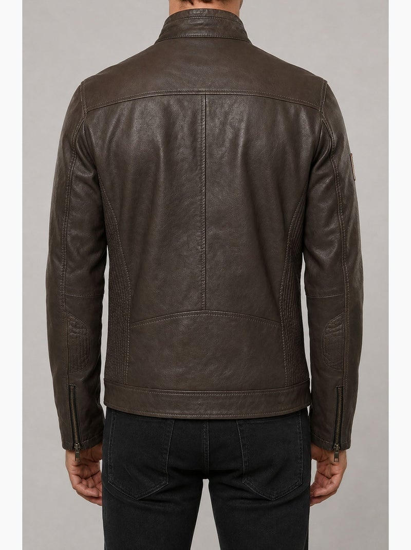 Blouson Brad Calista  Redskins Marron - Kiabi