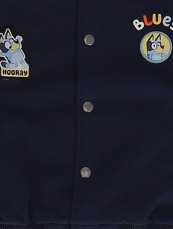 Blouson brodé 'Bluey' en molleton et coton