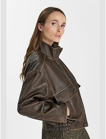 Blouson brownie 'le temps des cerises'