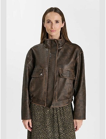 Blouson brownie 'le temps des cerises'
