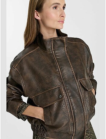 Blouson brownie 'le temps des cerises'