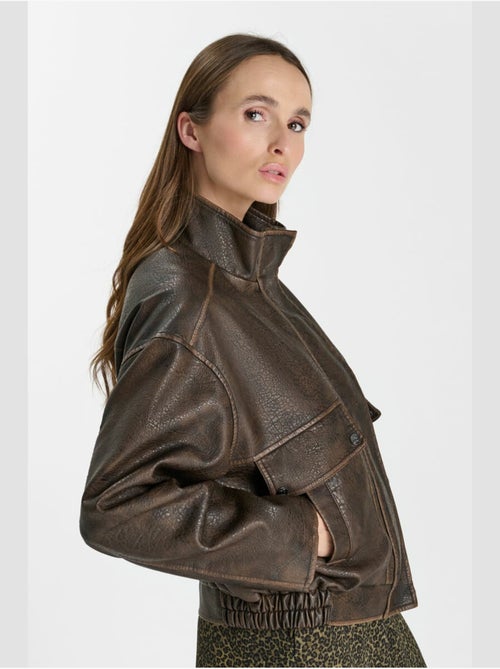 Blouson brownie 'le temps des cerises' - Kiabi