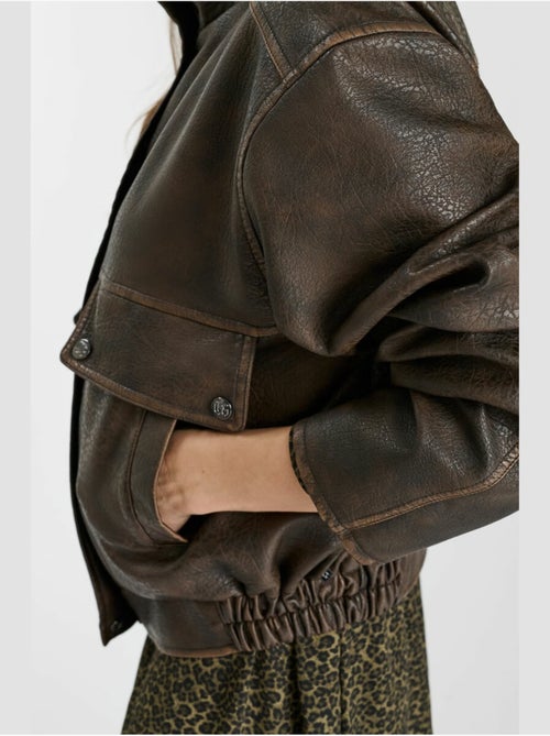 Blouson brownie 'le temps des cerises' - Kiabi