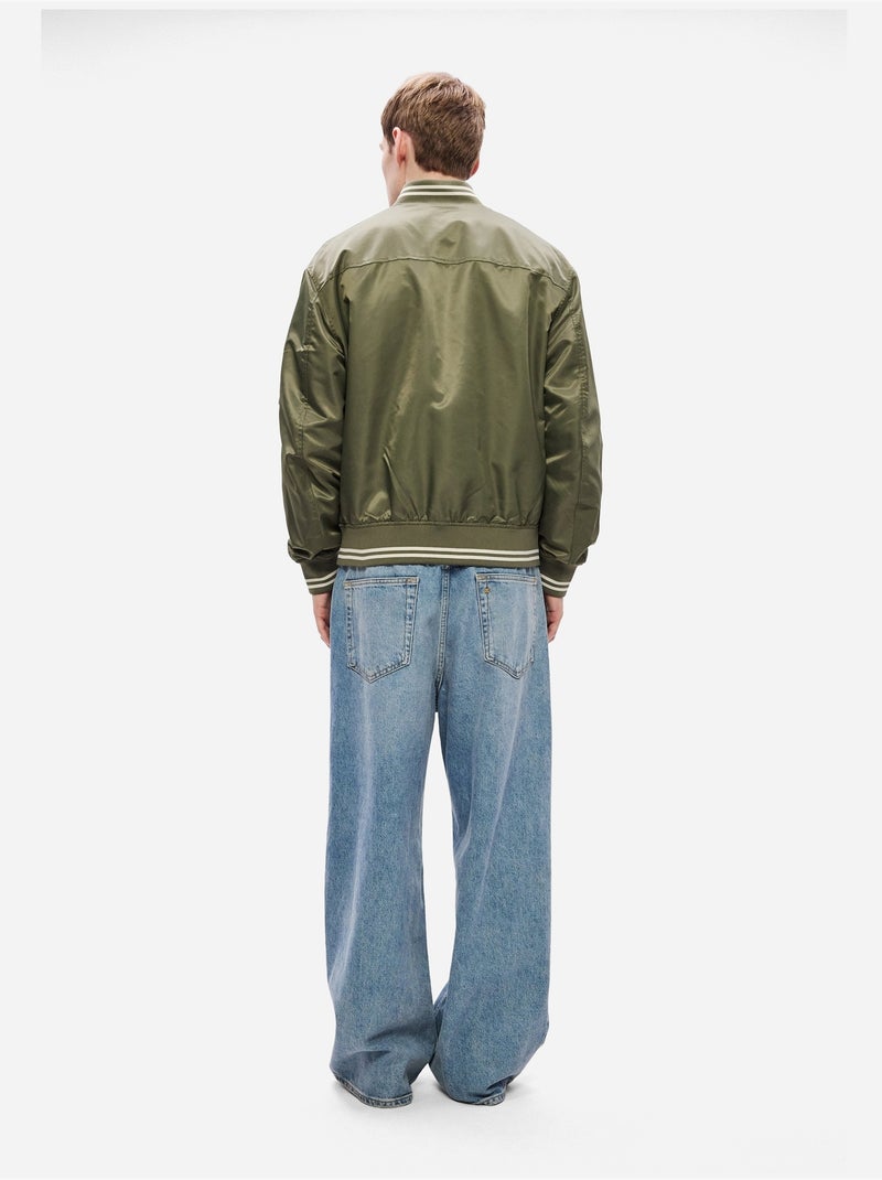 Blouson Calvin Klein style bomber Kaki - Kiabi