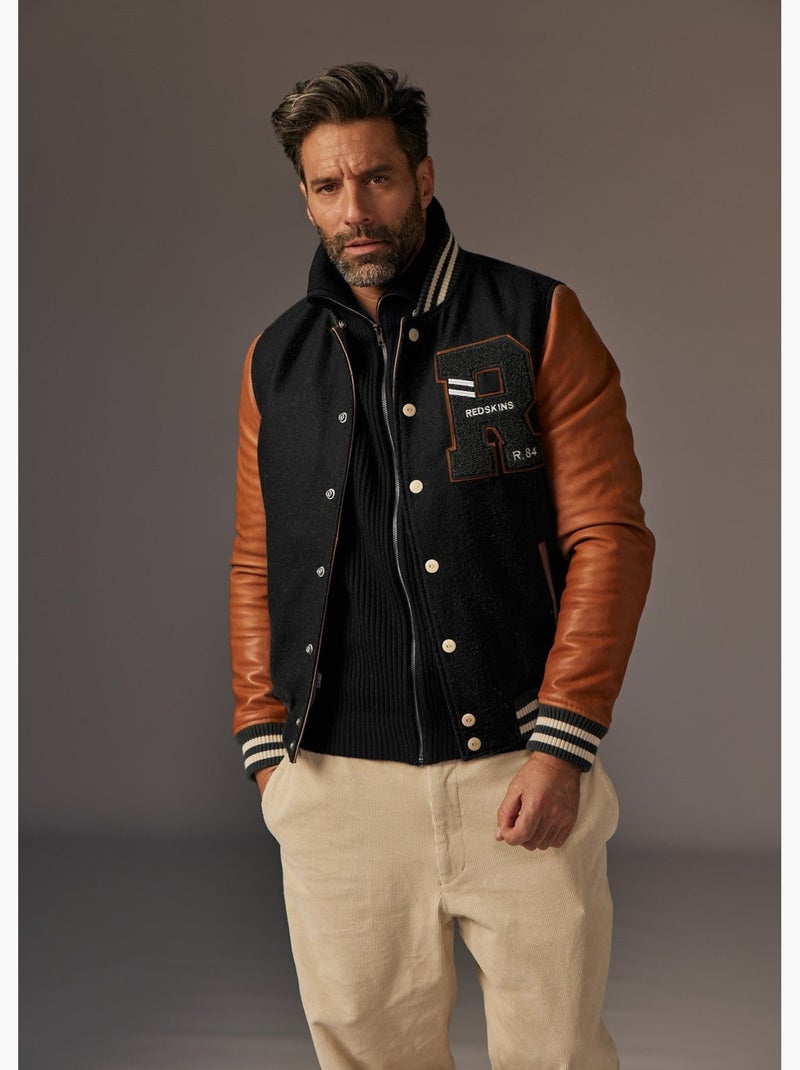 Blouson cambridge school  /  redskins Noir - Kiabi