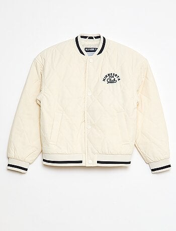Blouson campus matelassé