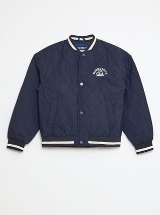 Blouson campus matelassé
