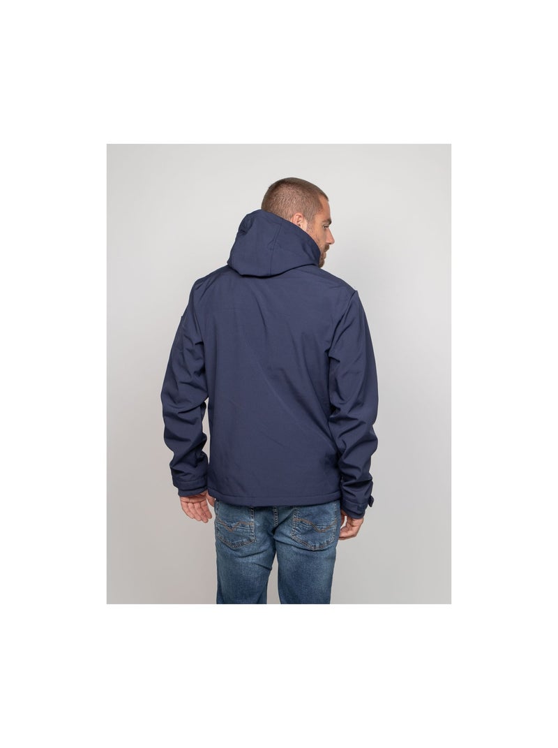 Blouson capuche ZOSHELL Bleu marine - Kiabi