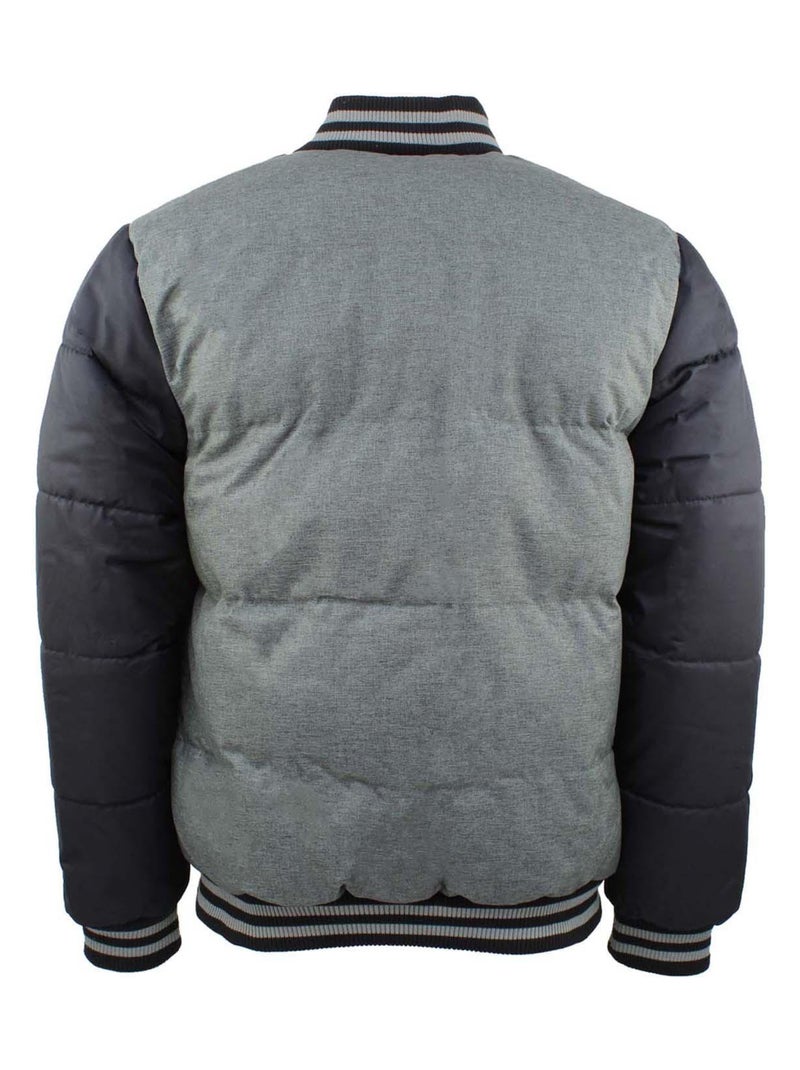 Blouson   CETED - SRK Gris Noir - Kiabi