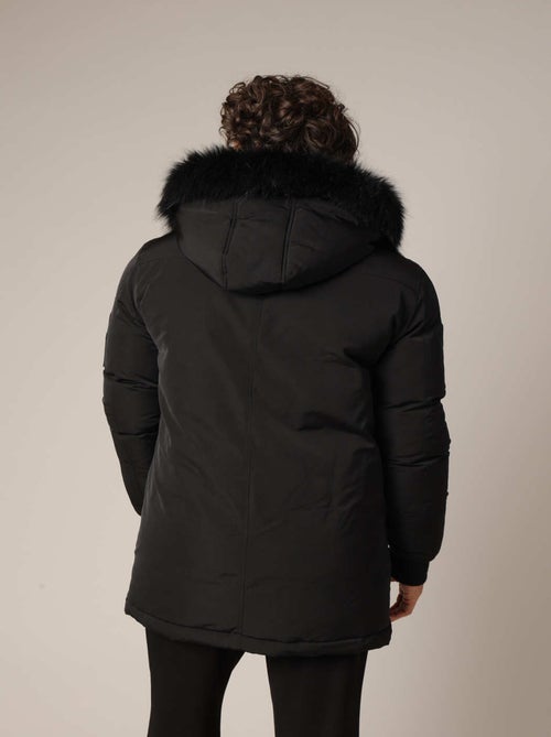 Blouson chaud avec col en imitation fourrure
 'Deeluxe' - Kiabi