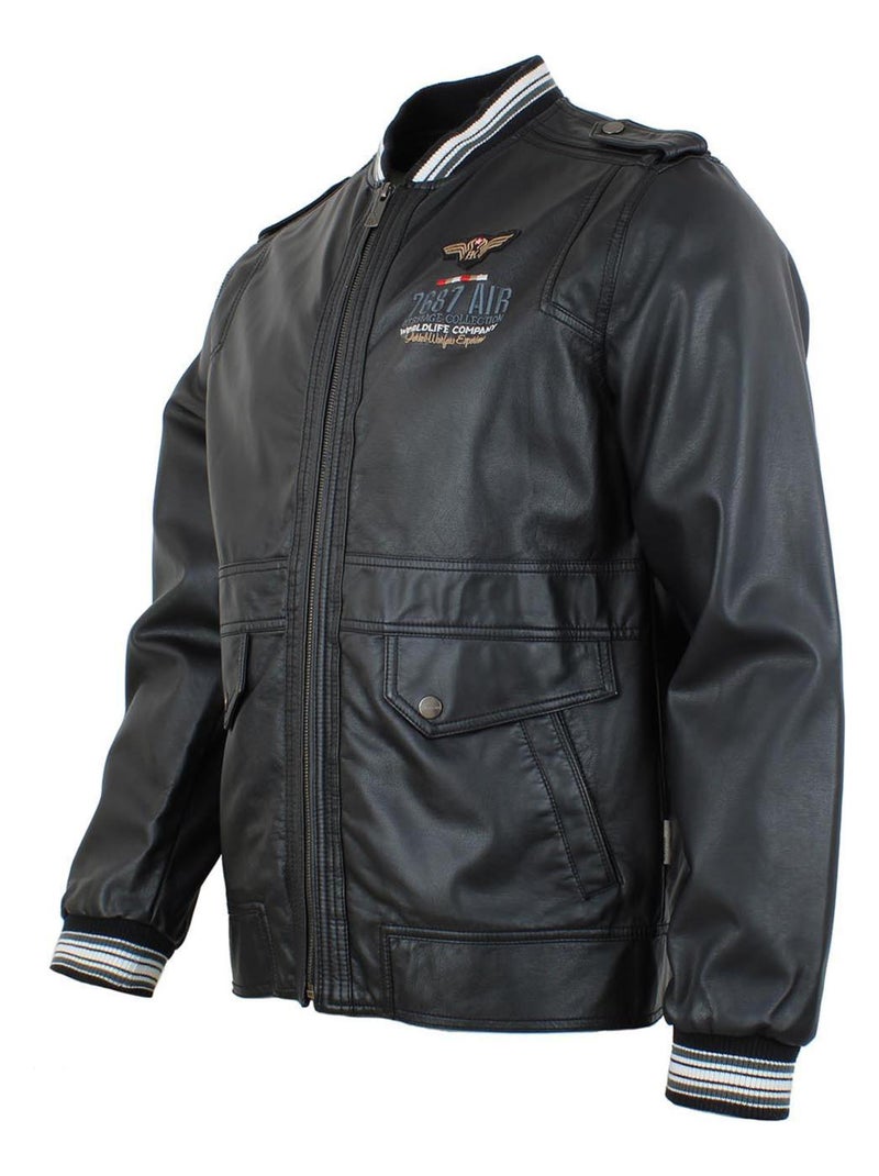Blouson   CIORIBI - HARRY KAYN Noir Noir - Kiabi