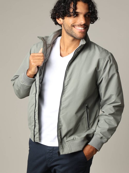 Blouson classique en toile enduite avec col montant 'Deeluxe' - Kiabi