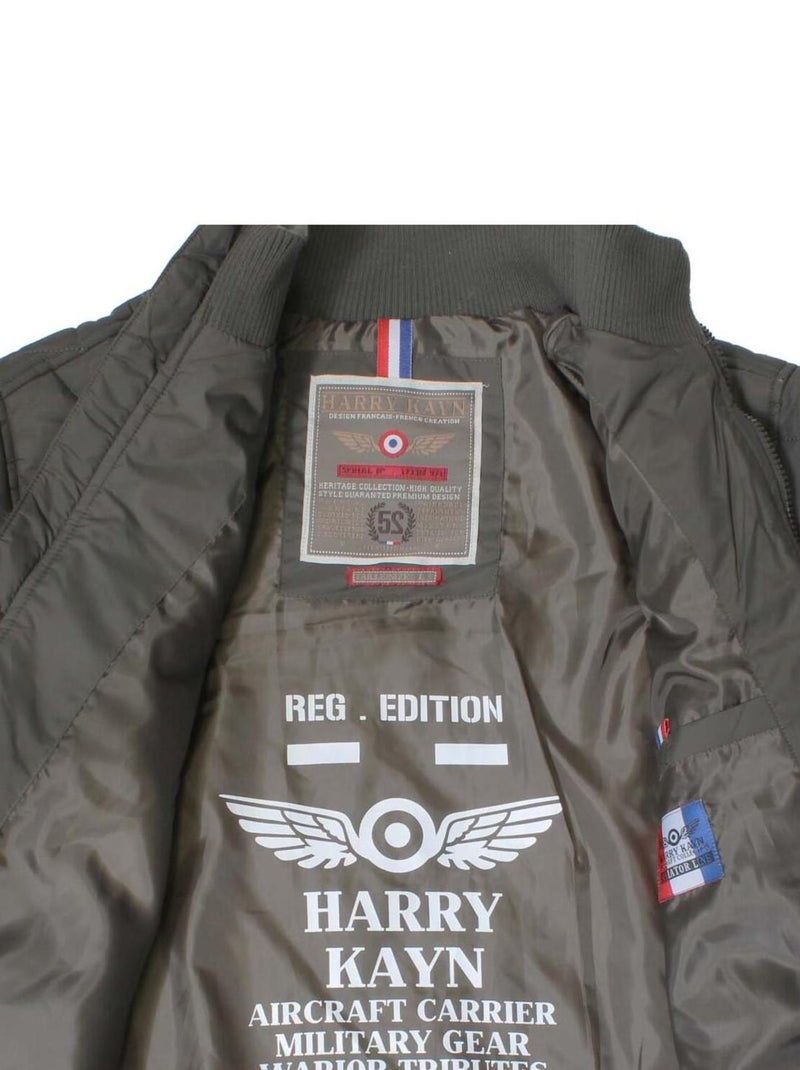Blouson   CORTO - HARRY KAYN Kaki - Kiabi
