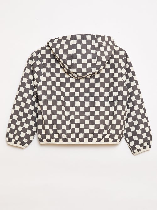 Blouson coupe-vent à capuche à capuche - Kiabi Blouson coupe-vent à capuche à capuche - Kiabi