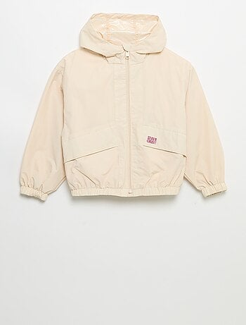 Blouson coupe-vent à capuche