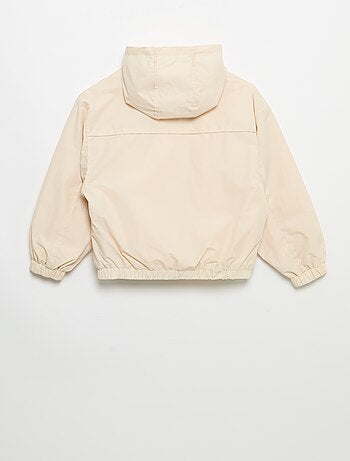 Blouson coupe-vent à capuche