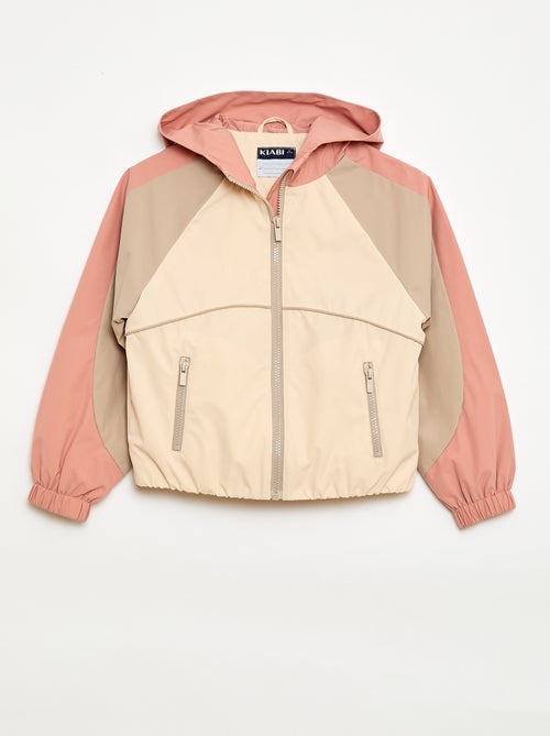Blouson coupe-vent à capuche - Kiabi