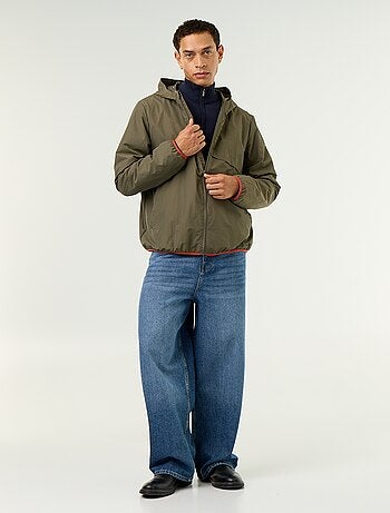 Blouson coupe-vent à capuche déperlant