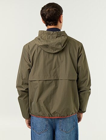 Blouson coupe-vent à capuche déperlant