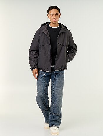 Blouson coupe-vent à capuche déperlant