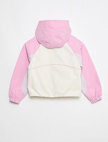 Blouson coupe-vent à capuche