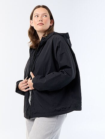 Blouson coupe-vent avec détails dorés