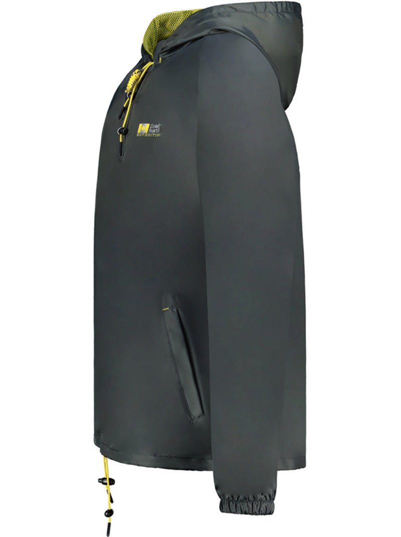 Blouson coupe-vent boateak – canadian peak Gris foncé - Kiabi