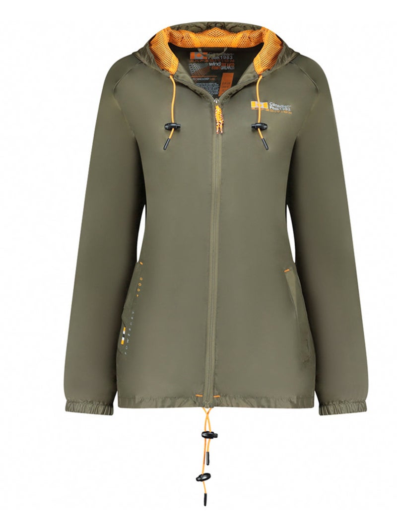 Blouson coupe-vent boateak – canadian peak Kaki - Kiabi
