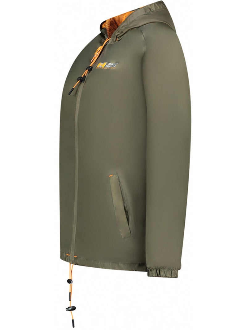 Blouson coupe-vent boateak – canadian peak Kaki - Kiabi