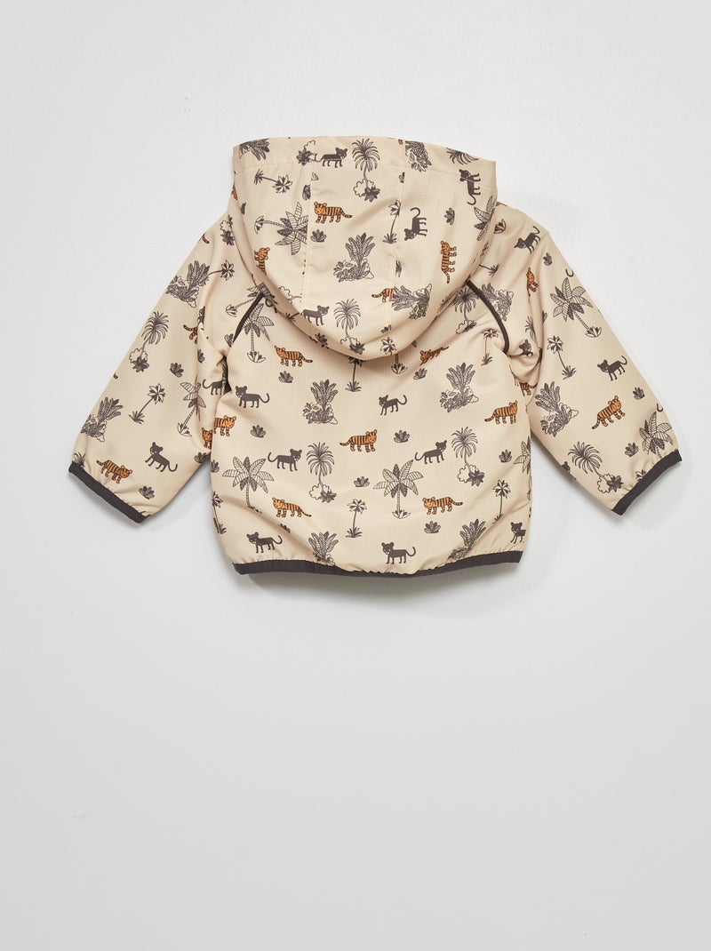 Blouson coupe-vent déperlant Beige - Kiabi