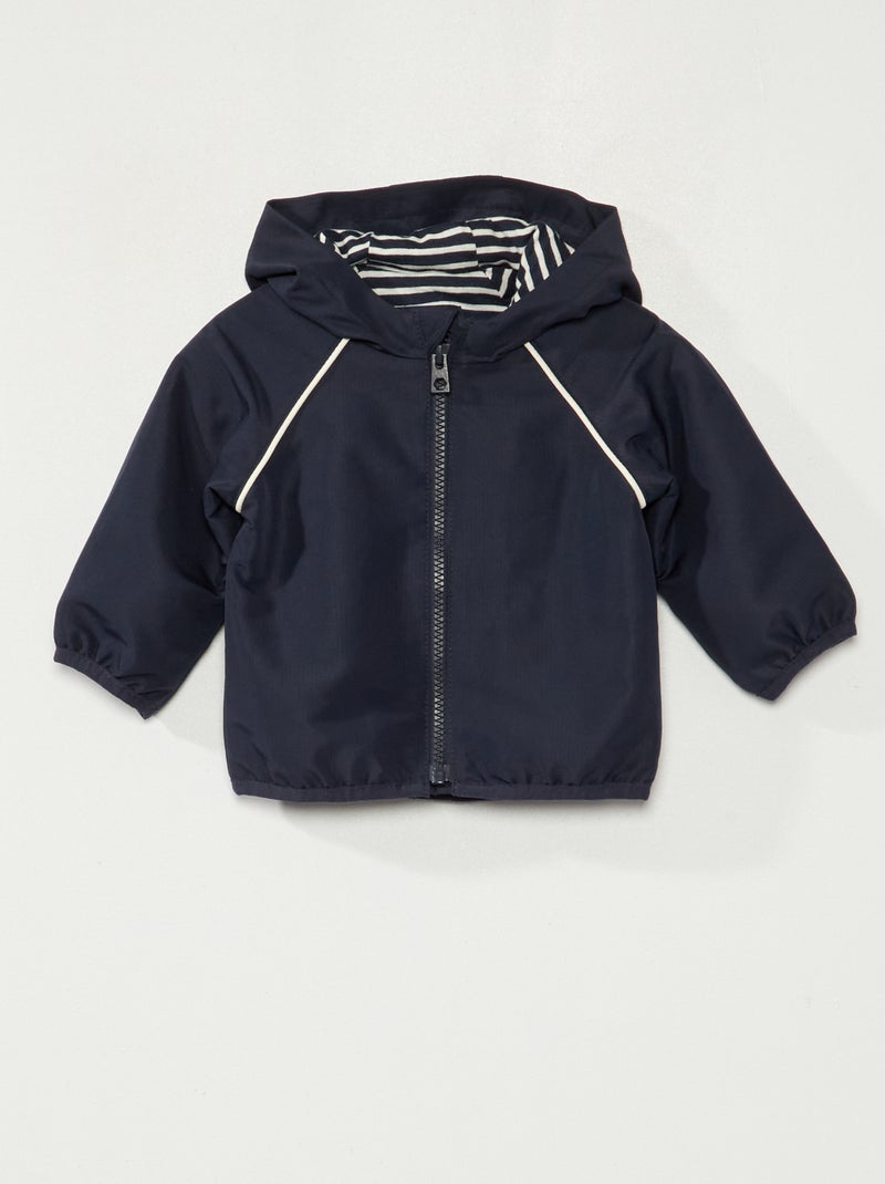 Blouson coupe-vent déperlant Bleu - Kiabi