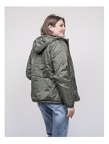 Blouson coupe-vent doublé sherpa UZAVIA
