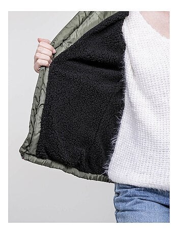 Blouson coupe-vent doublé sherpa UZAVIA