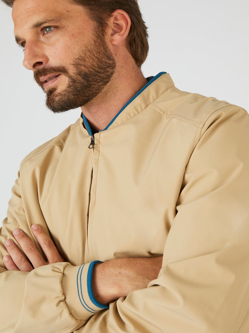 Blouson coupe-vent et déperlant - Damart Marron - Kiabi