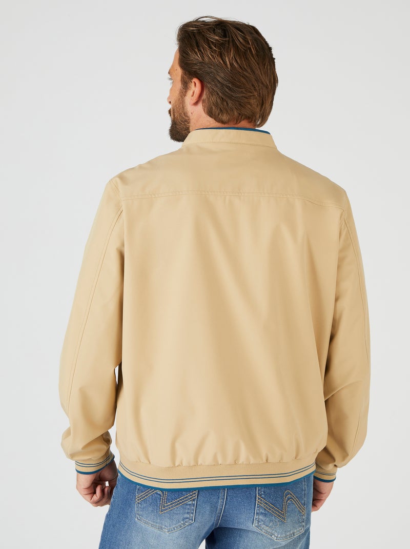 Blouson coupe-vent et déperlant - Damart Marron - Kiabi