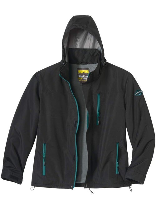 Blouson Coupe-Vent Microfibre Doublé Polaire  - ATLAS FOR MEN - Kiabi