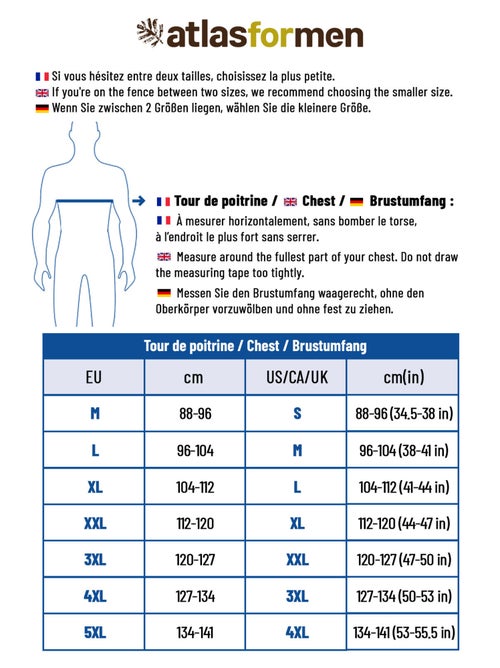 Blouson Coupe-Vent Microfibre Doublé Polaire  - ATLAS FOR MEN - Kiabi