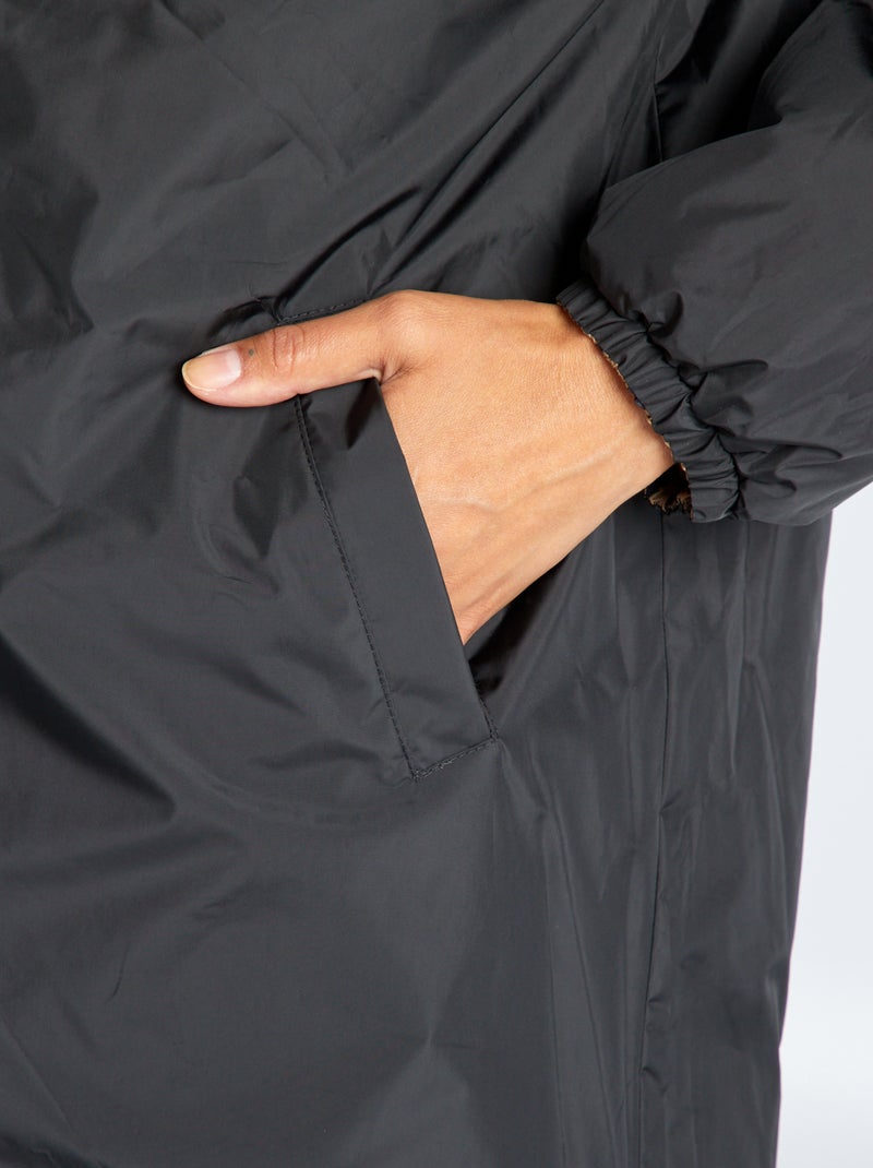 Blouson coupe-vent réversible Noir - Kiabi