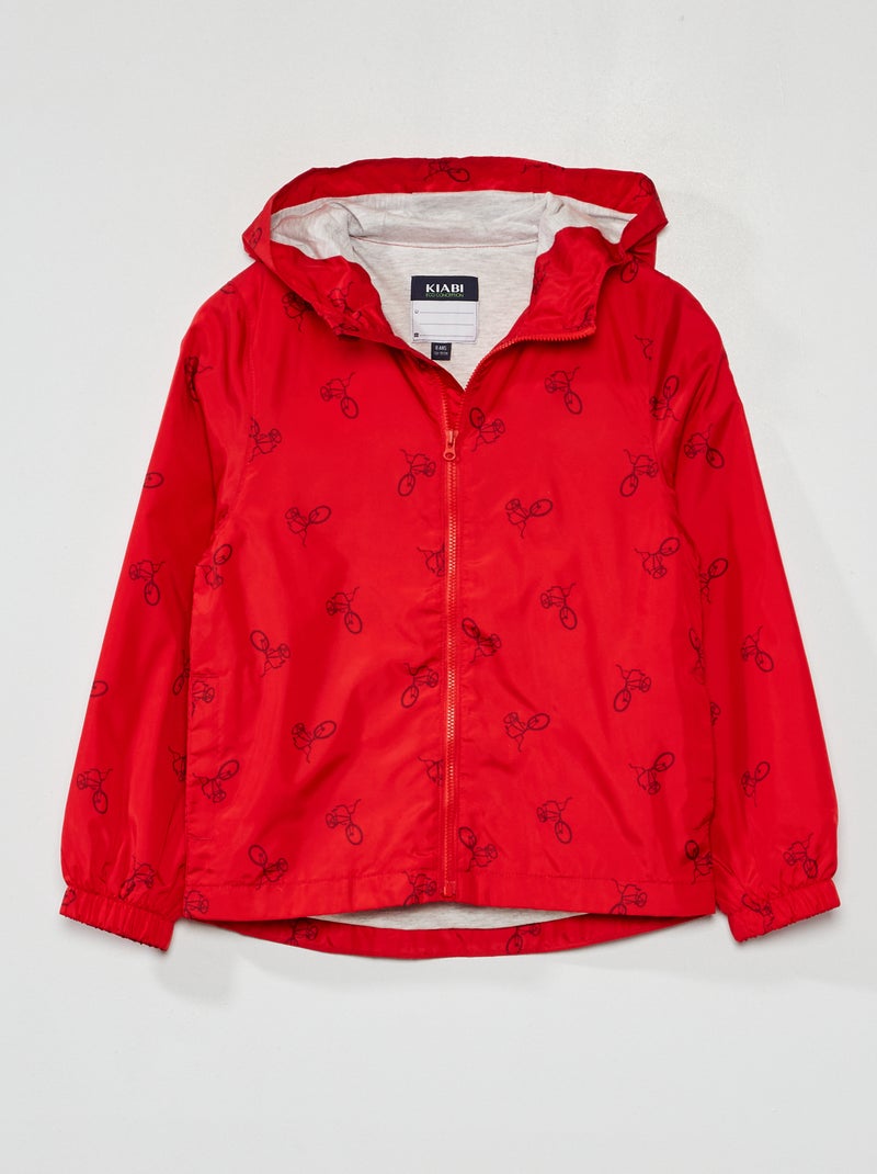 Blouson coupe-vent Rouge - Kiabi