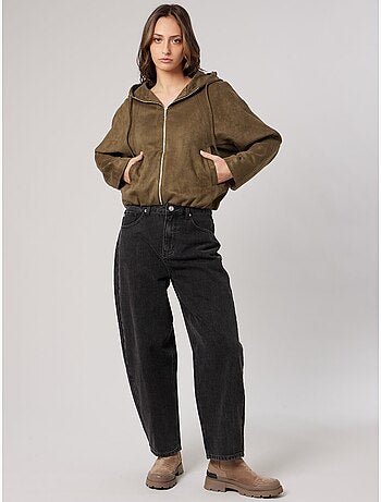 Blouson court bombers femme 'deeluxe'