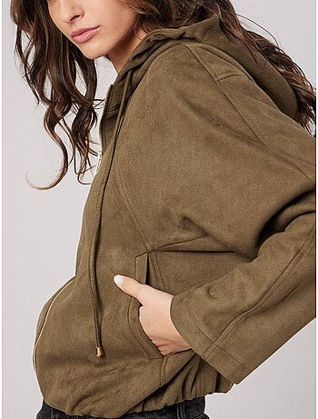 Blouson court bombers femme 'deeluxe'