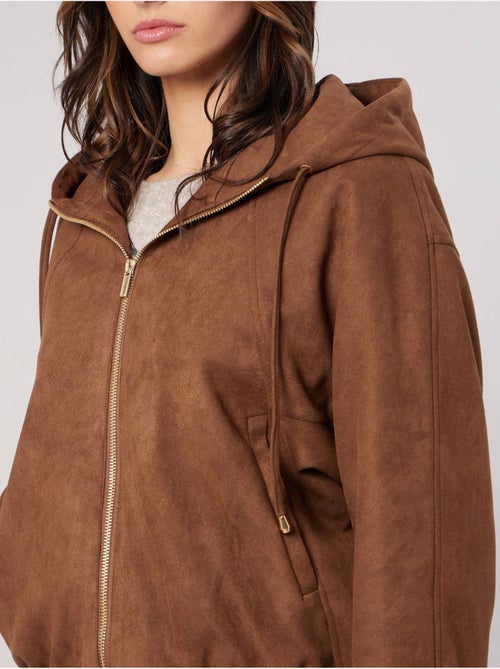 Blouson court bombers femme 'deeluxe' - Kiabi Blouson court bombers femme 'deeluxe' - Kiabi