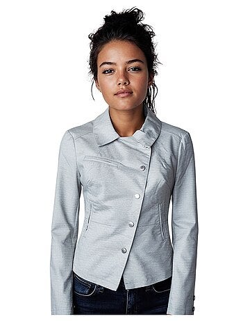 Blouson court en simili Kebello